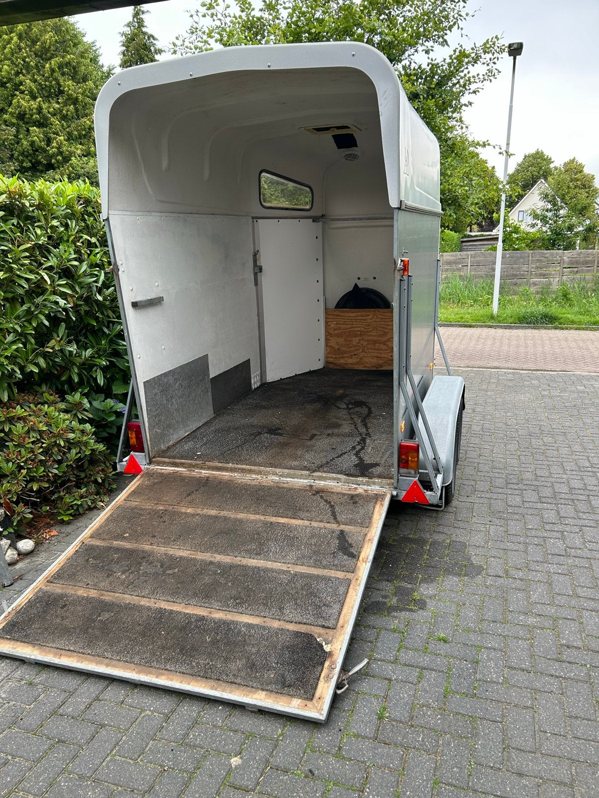 Paardentrailer - Dubbelasser 2 paards, Ophalen, Gebruikt
