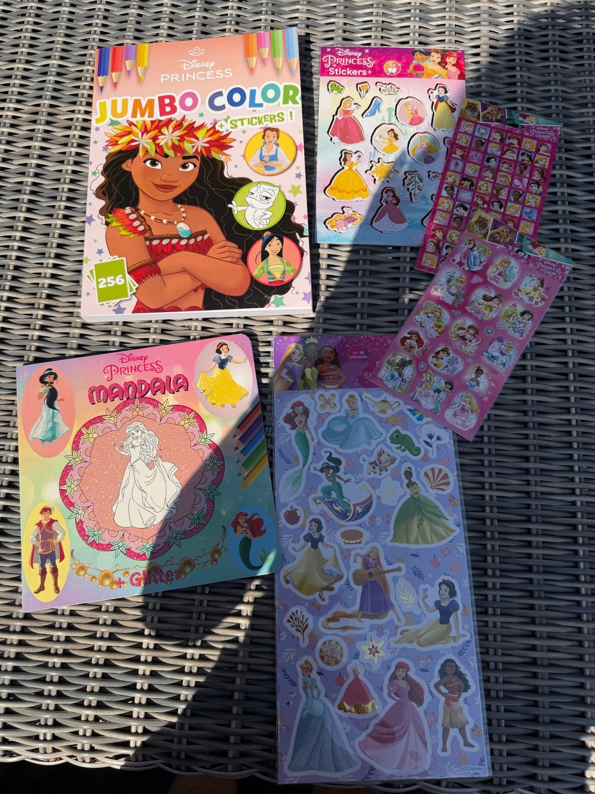 Disney Princess kleurboek/mandala- en Stickerpakket, Ophalen of Verzenden, Nieuw, Knutselen