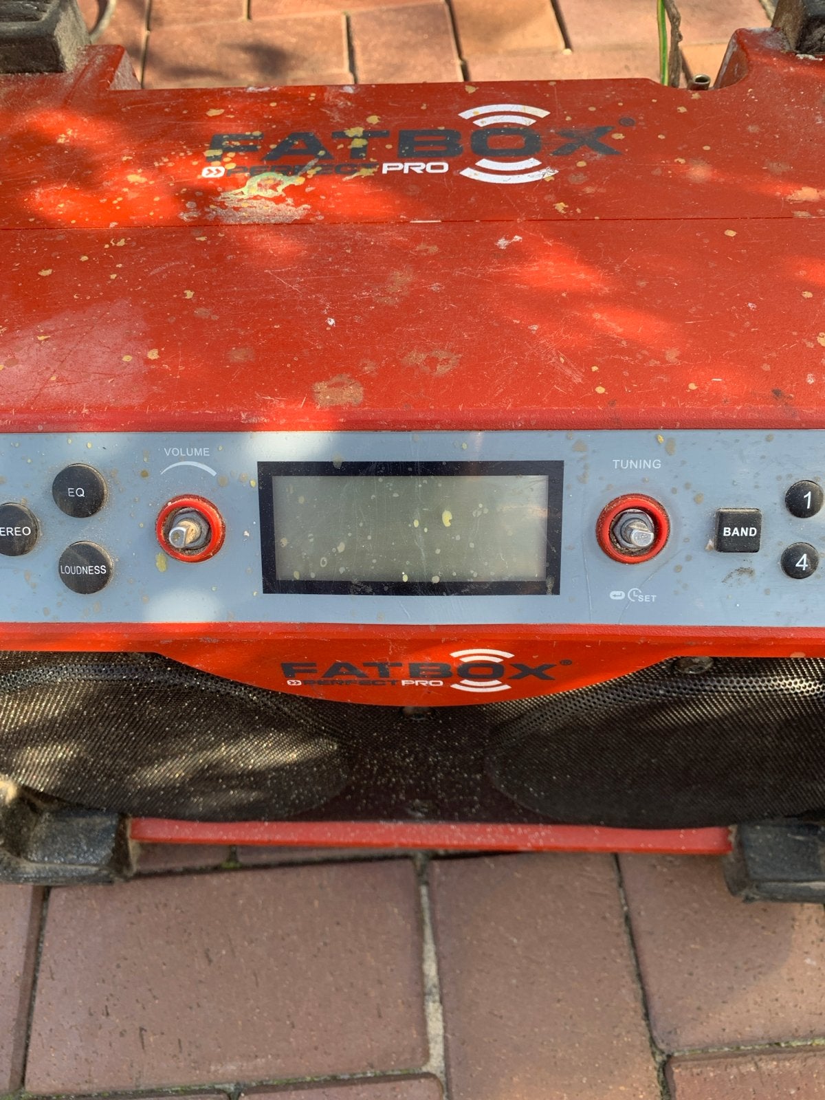 Fatbox Pro Bouwradio - Robuust en Krachtig Geluid, Audio, Tv en Foto, Ophalen, Gebruikt, Bouwradio