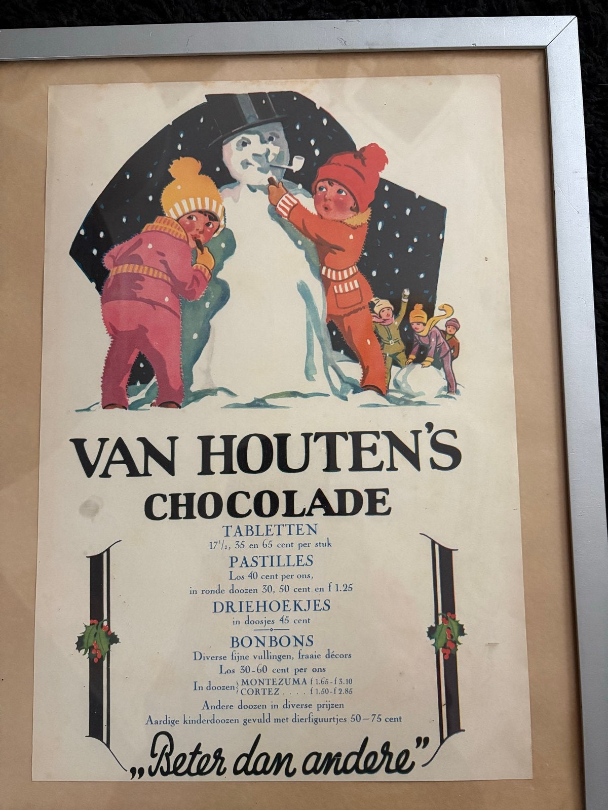 Originele reclames uit 1928 - Vintage advertenties, Verzamelen, Met lijst, A4 of kleiner, Ophalen of Verzenden, Reclame
