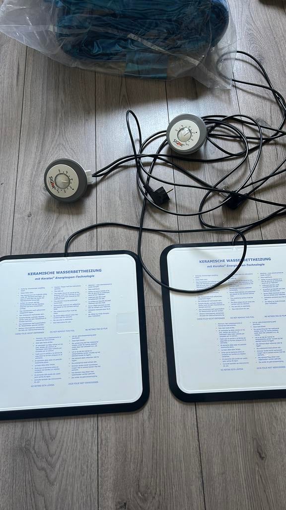 Twee keer verwarmingselement voor waterbed, Ophalen of Verzenden, Zo goed als nieuw, Tweepersoons
