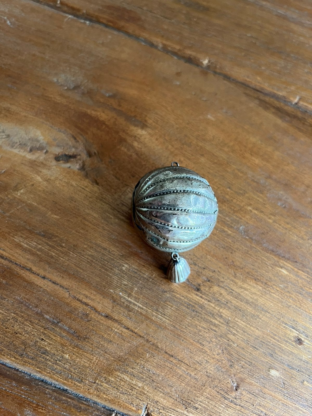 antieke zilveren pomander, Ophalen of Verzenden