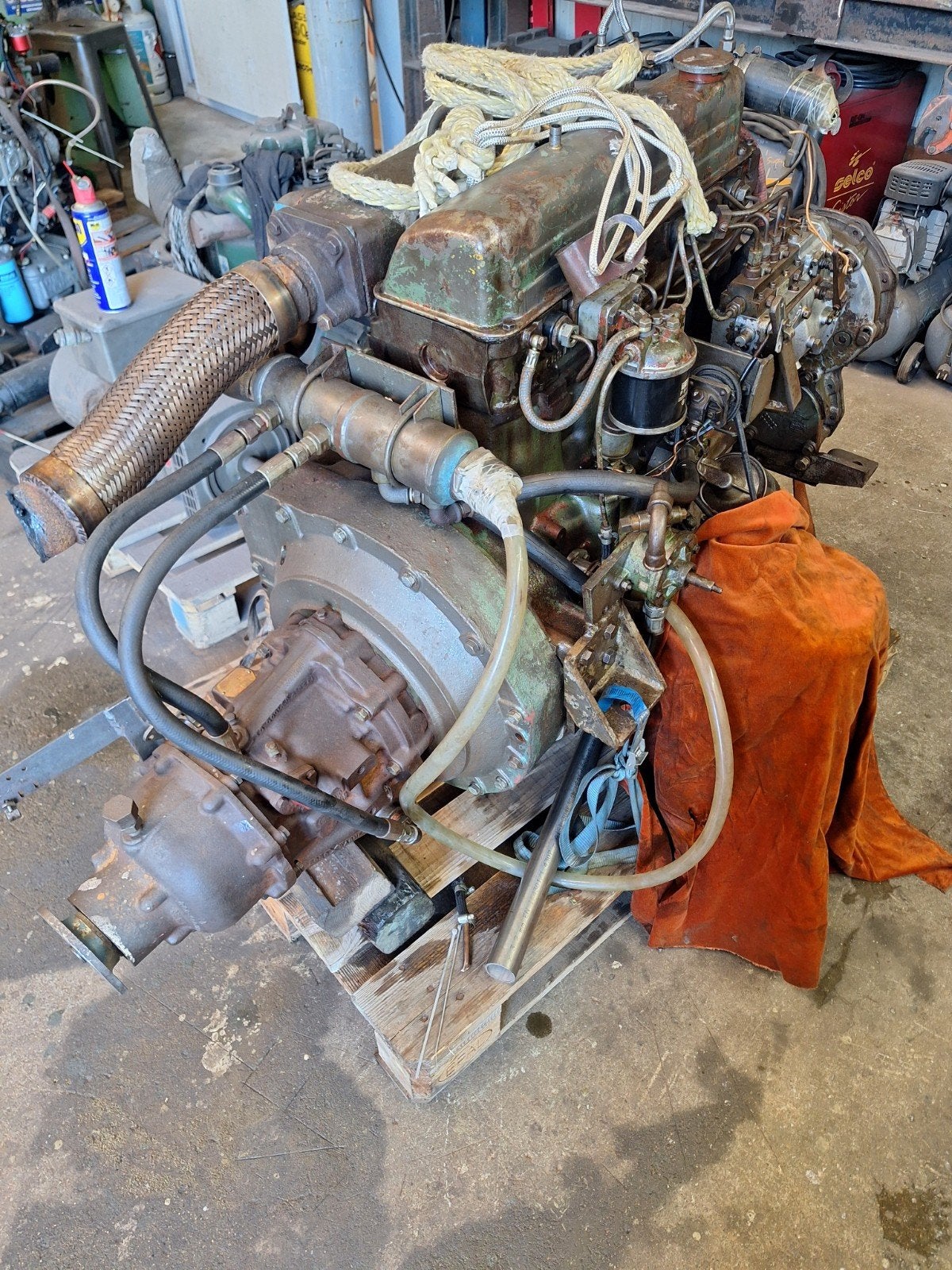 ford scheepsdiesel met keerkoppeling, Ophalen of Verzenden, Gebruikt, Motor en Techniek, Zeilboot of Motorboot