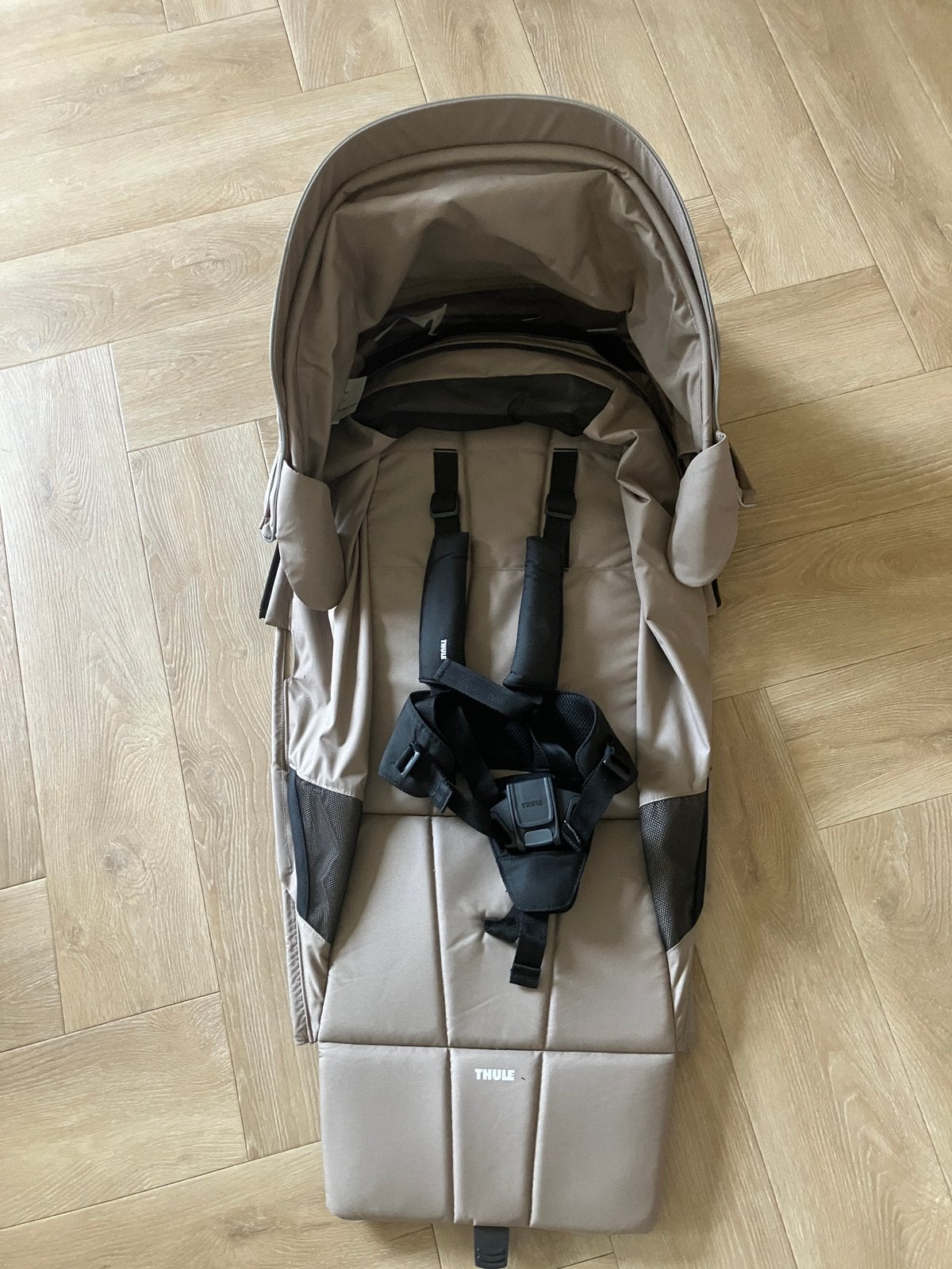 Thule urban glide 3 zitje, Taupe, Kinderen en Baby's, Ophalen, Zo goed als nieuw