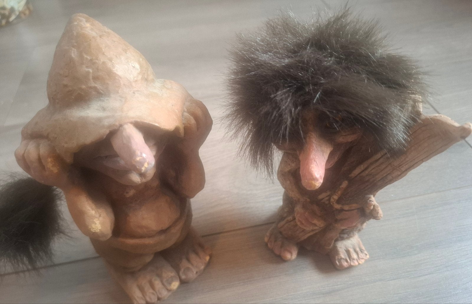 Originele Noorse Trollen - Set van 2, Ophalen of Verzenden, Gebruikt, Fantasy