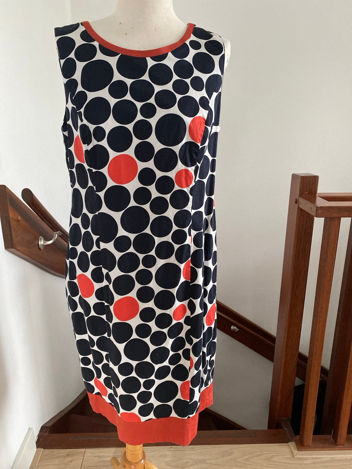 Gerry Weber Zomerjurk met stippen, Maat 38/40 (M), Zwart, Ophalen of Verzenden, Gedragen