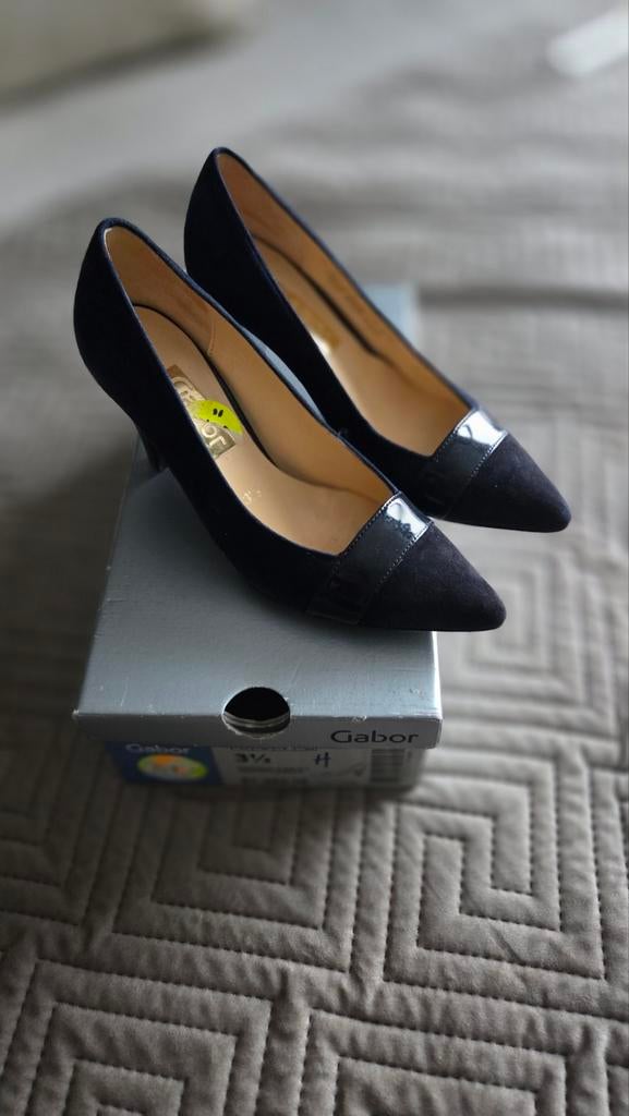 Gabor dames pump, Ophalen of Verzenden, Zo goed als nieuw, Blauw