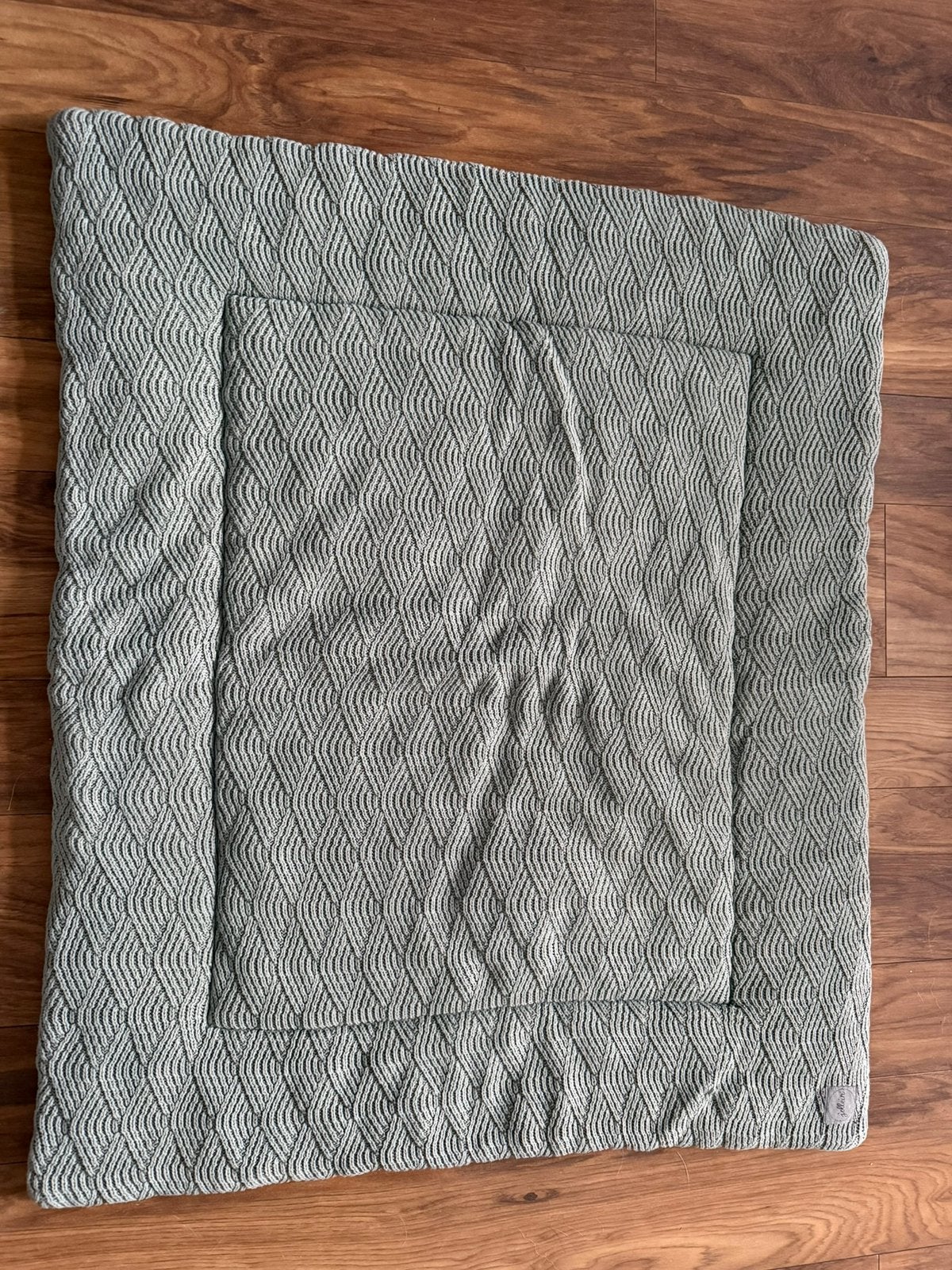 Boxkleed Jollein mintgroen, Ophalen of Verzenden, Gebruikt, Kleed of Kussen