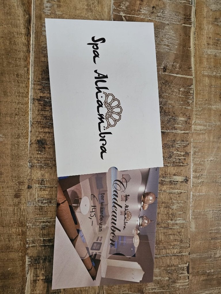 Sauna bon, Twee personen, Cadeaubon, Spa of Sauna