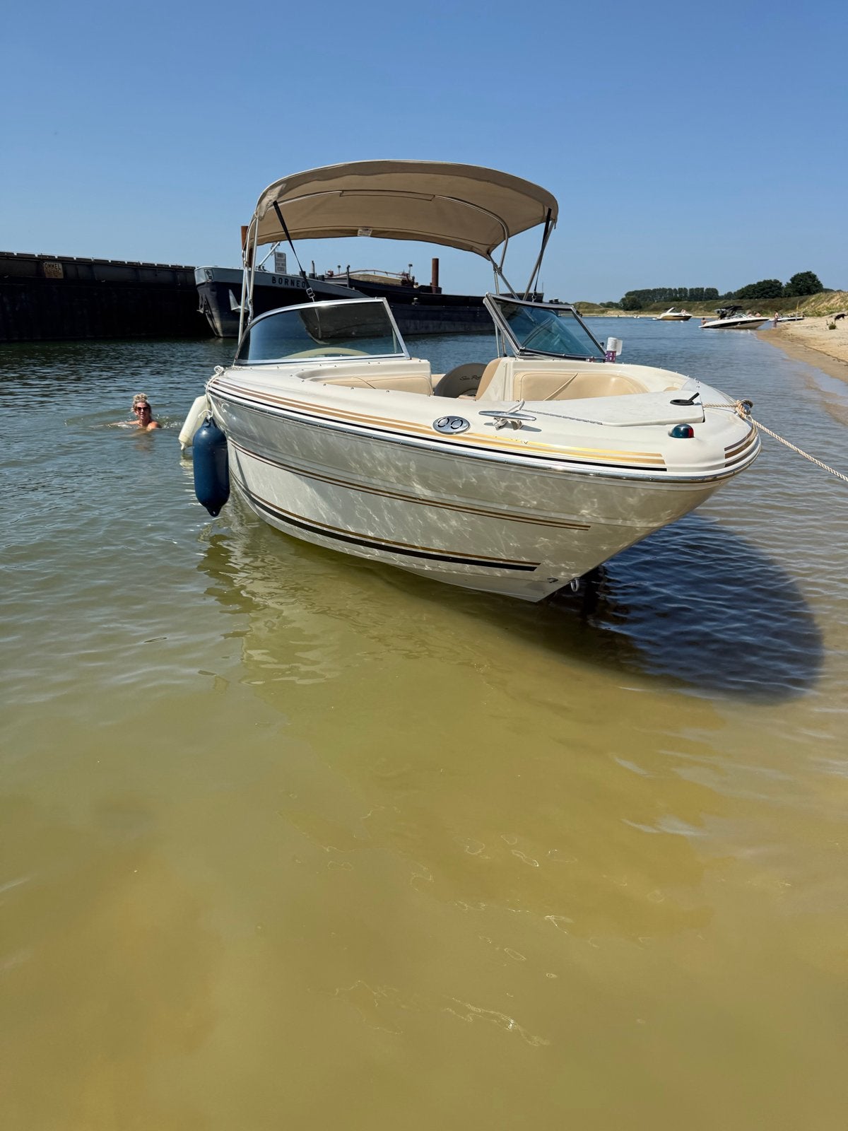 Sea Ray 21 voet 5,2  V8 - Perfect voor plezier op het wate, 70 cm, Gebruikt, Binnenboordmotor, Sea Ray