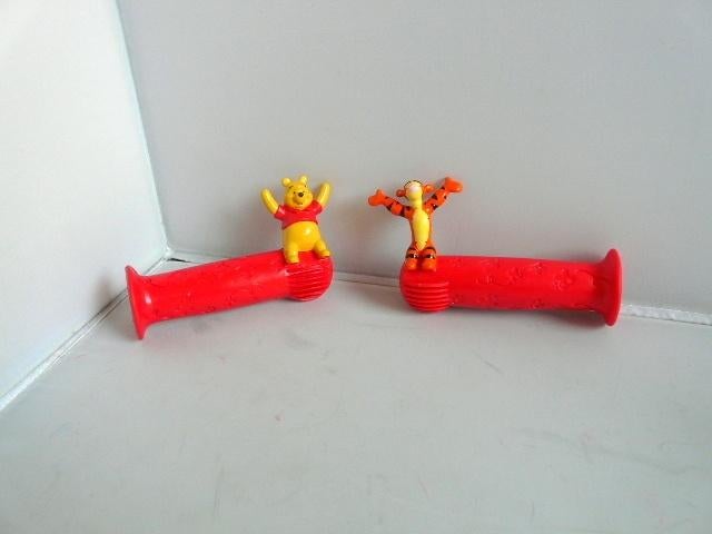 Disney fietshandgrepen met Winnie de Pooh en Teigetje., Overige typen, Kinderfiets, Kunststof, Ophalen of Verzenden