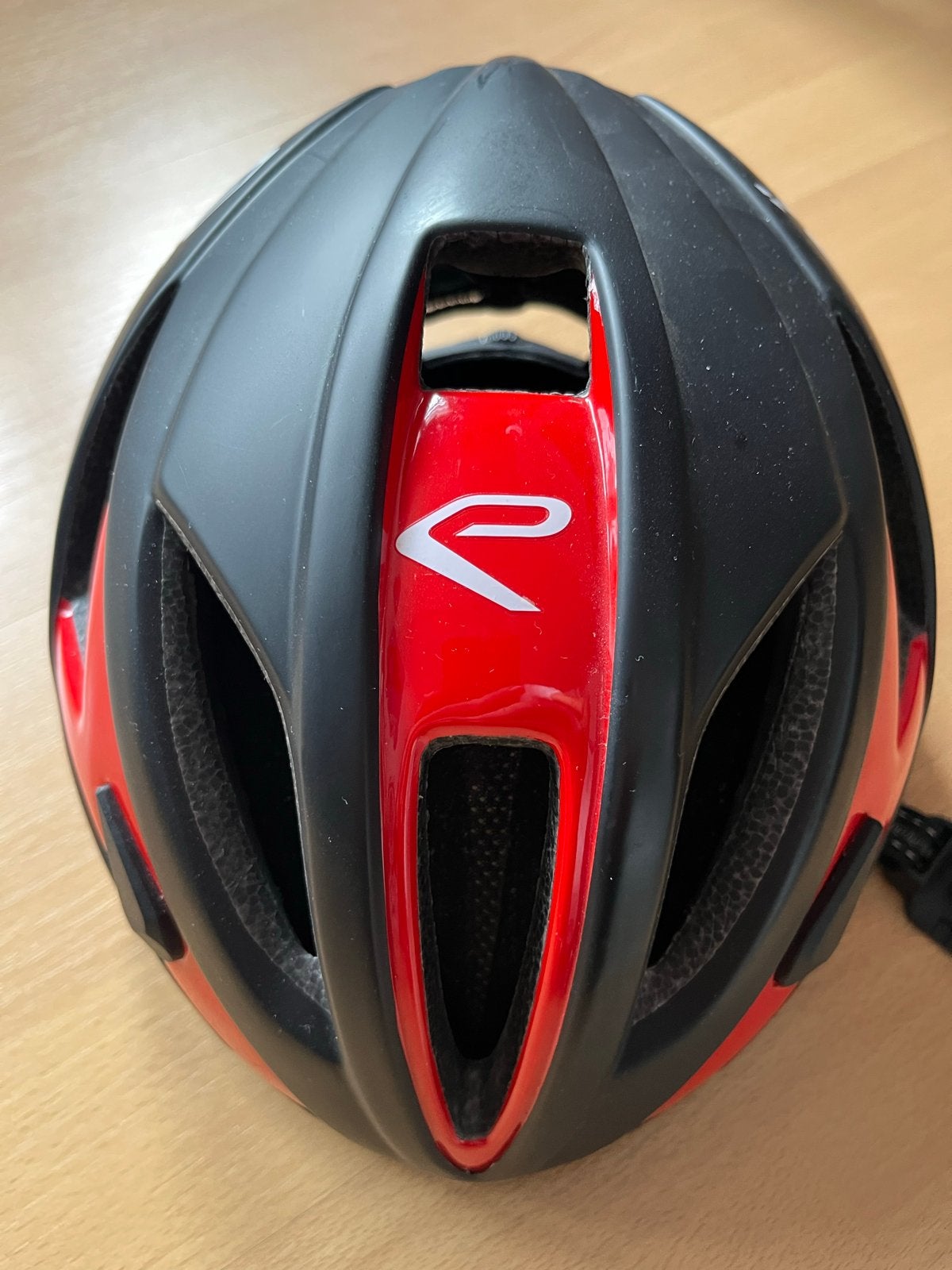 EKOI Fietshelm Zwart/Rood - Maat L/XL (58-61cm), Ophalen of Verzenden, Zo goed als nieuw, L, Heer of Dame