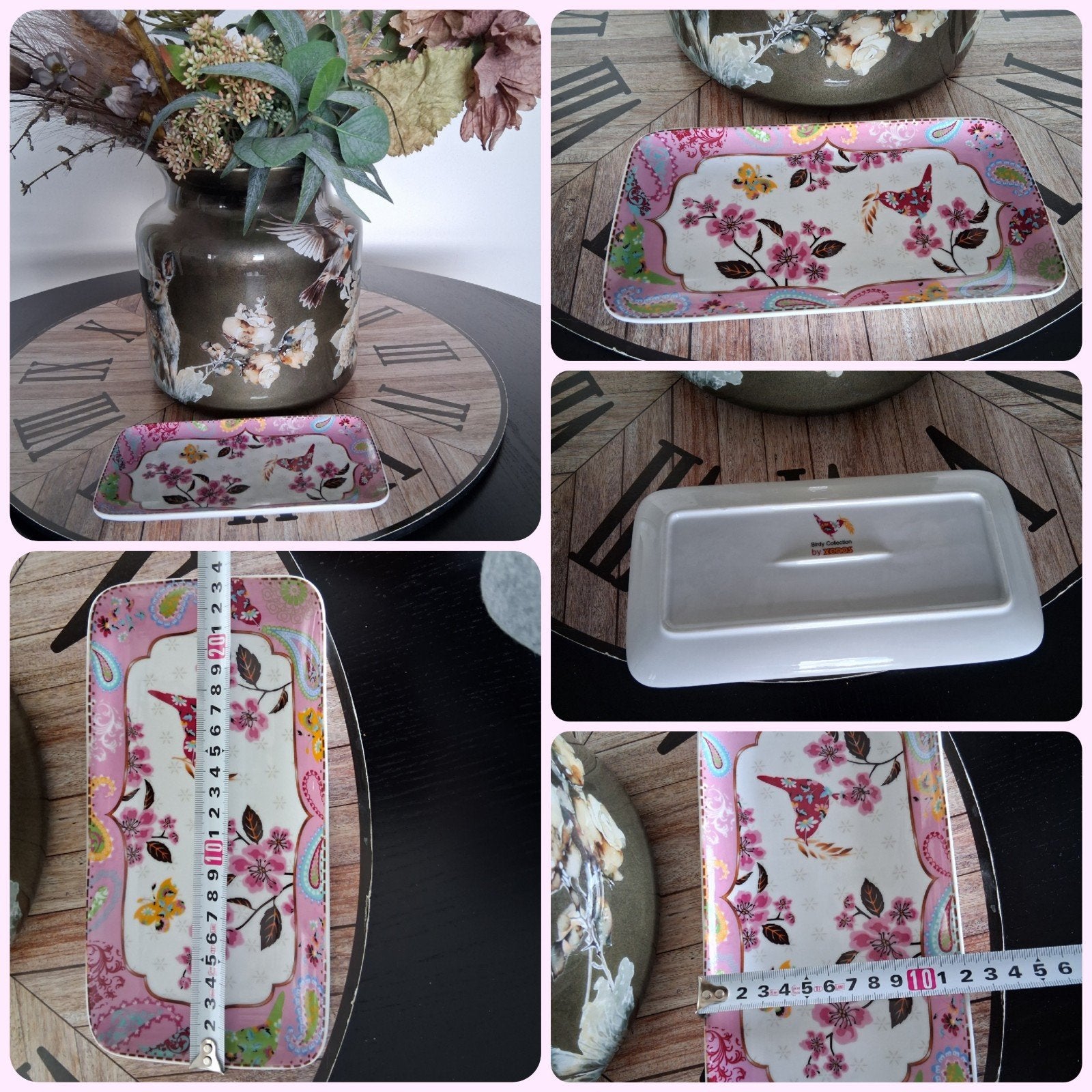 Decoratief schaaltje serveerschaaltje bordje Birdy Collectio, Huis en Inrichting, Overige merken, Keramiek, Ophalen of Verzenden