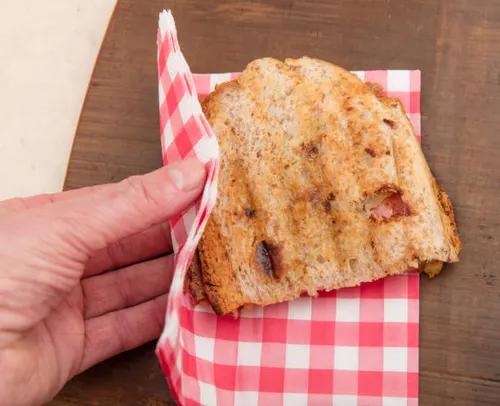Vintage Tosti IJzer croques monsieur Aluminium, Ophalen of Verzenden, Gebruikt