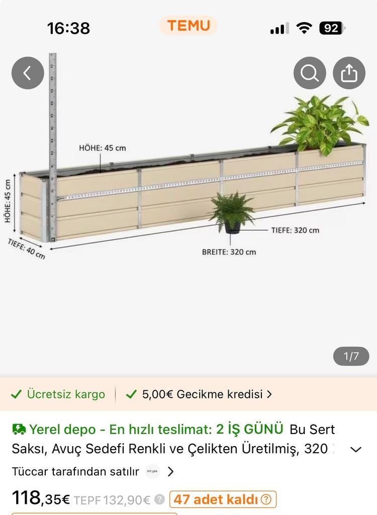 balkon- en tuinplantenbak, Tuin en Terras, Schuttingen, Ophalen, Nieuw, Minder dan 3 meter, 2 meter of meer