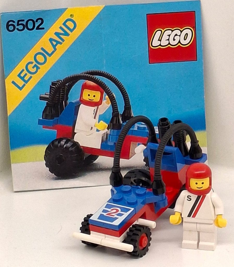 Lego Legoland 6502 Turbo Racer compleet, Gebruikt, Lego, Ophalen of Verzenden, Compleet
