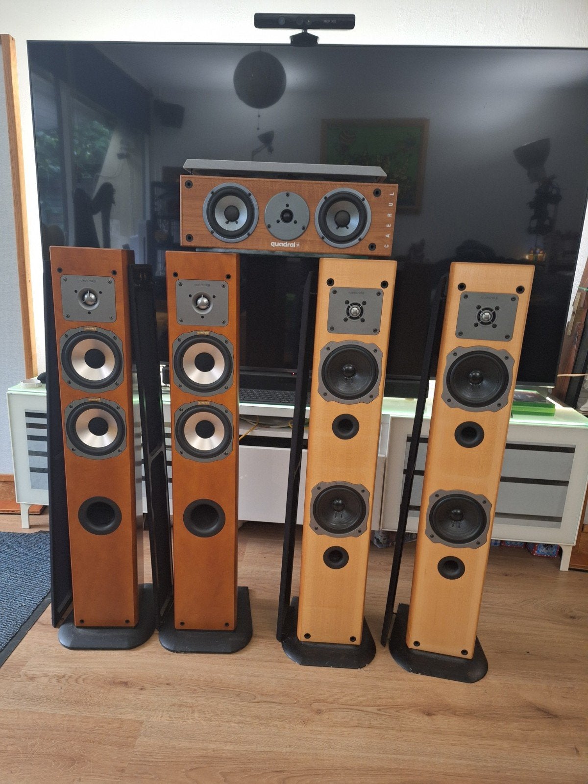 Quadral 5.1 set, OLX-Base - 2X ASCENT- 650 & 2X LARGO, Ophalen, 120 watt of meer, Overige merken