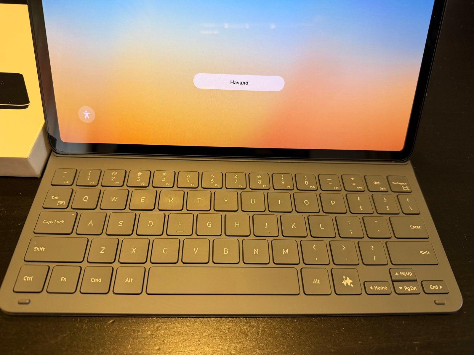 Samsung Galaxy Tab S11 128GB Grijs + Keyboard Slim Case, Ophalen, Nieuw, Uitbreidbaar geheugen, 128 GB