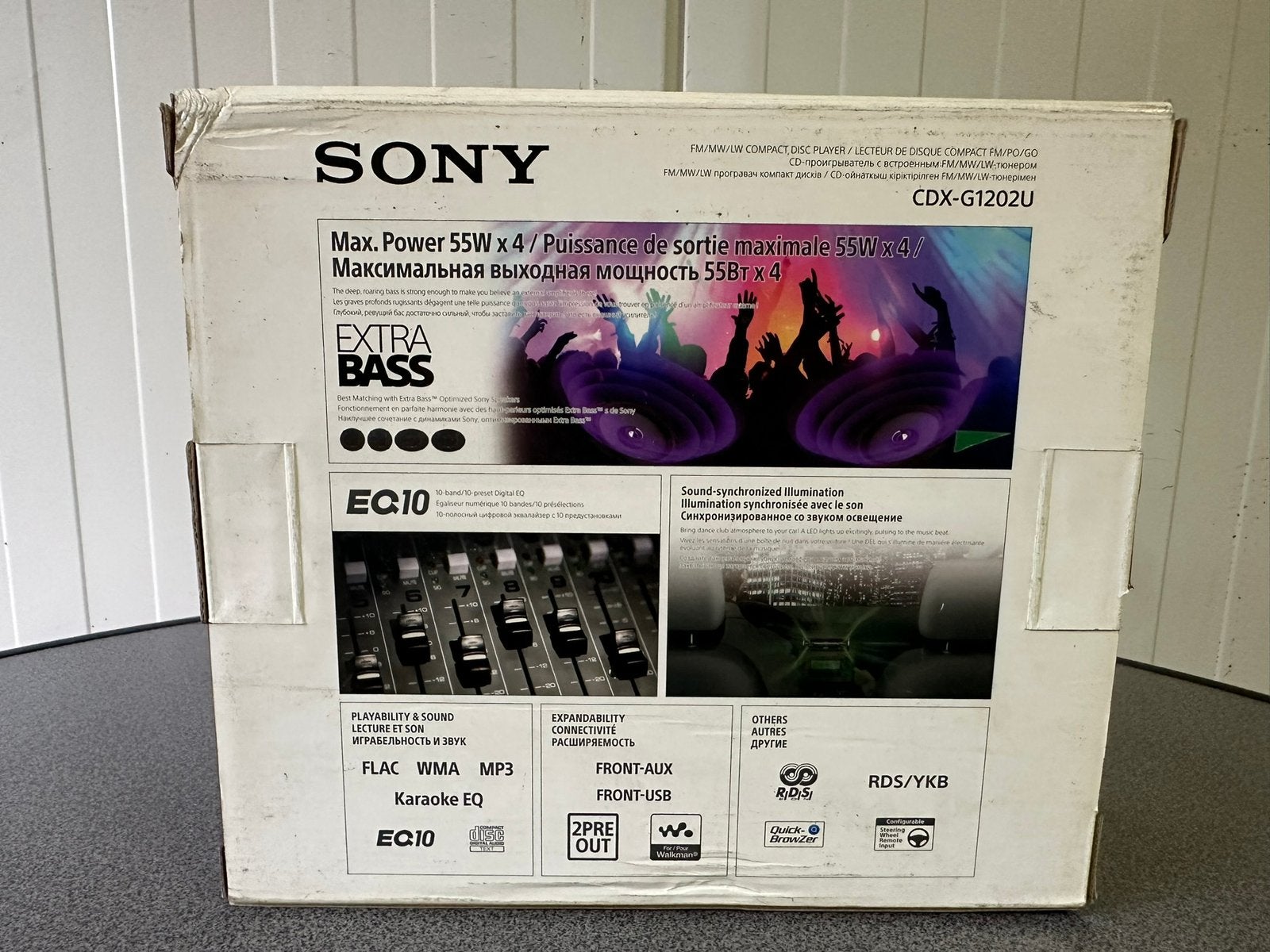 Sony CDX-G1202U - CD/MP3/USB Autoradio, Ophalen of Verzenden, Zo goed als nieuw