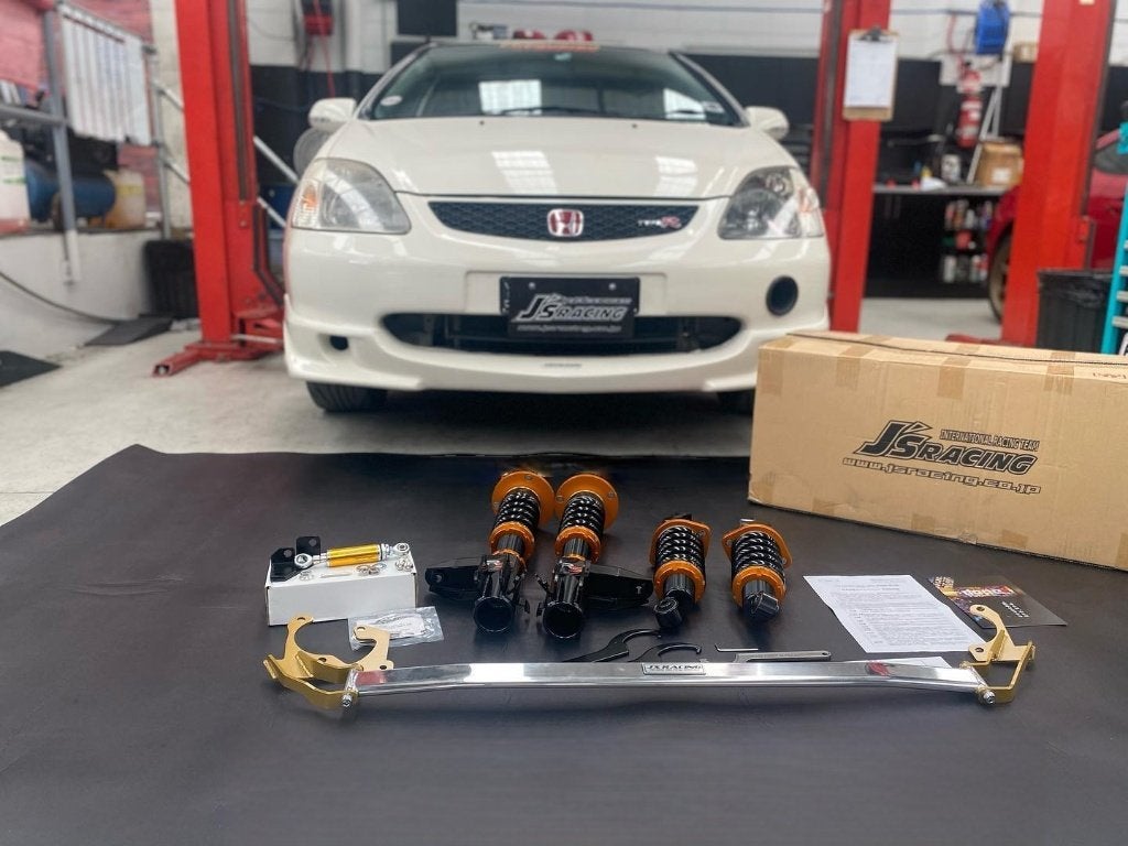 J'S Racing Black Series RS schroefset Honda Civic Type-R EP3, Auto diversen, Ophalen of Verzenden