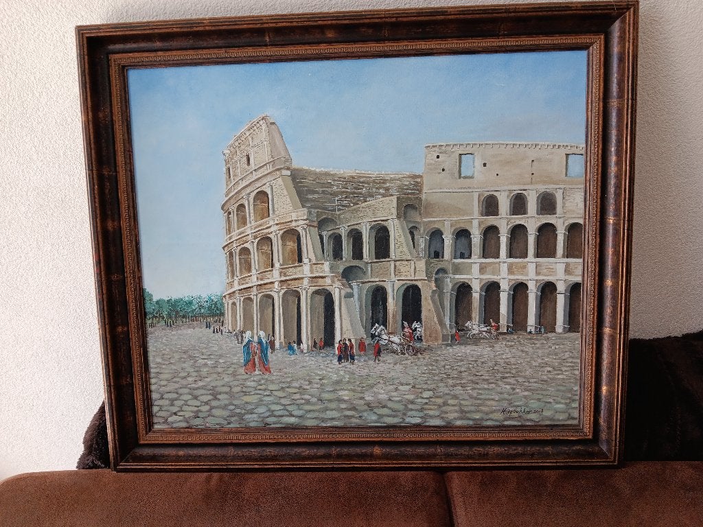 Schilderij Colosseum, Ophalen, Doek, Overige technieken, Klassiek