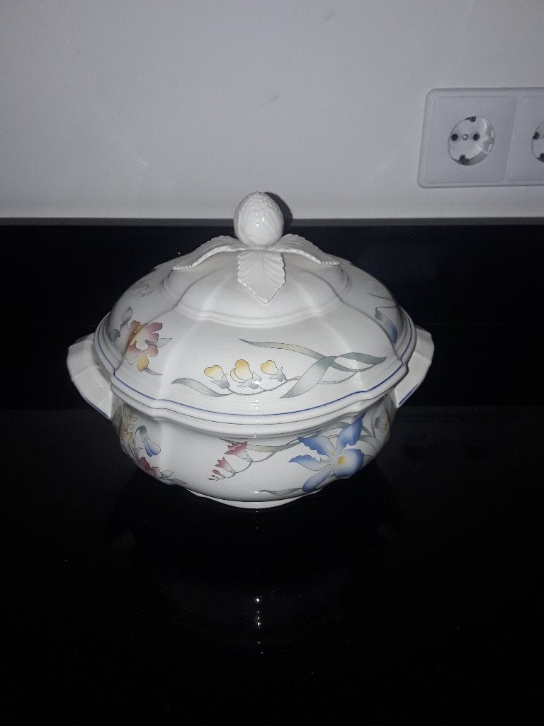 Villeroy en boch Riviera dekschaal, Verzenden, Overige stijlen, Aardewerk, Schaal of Schalen