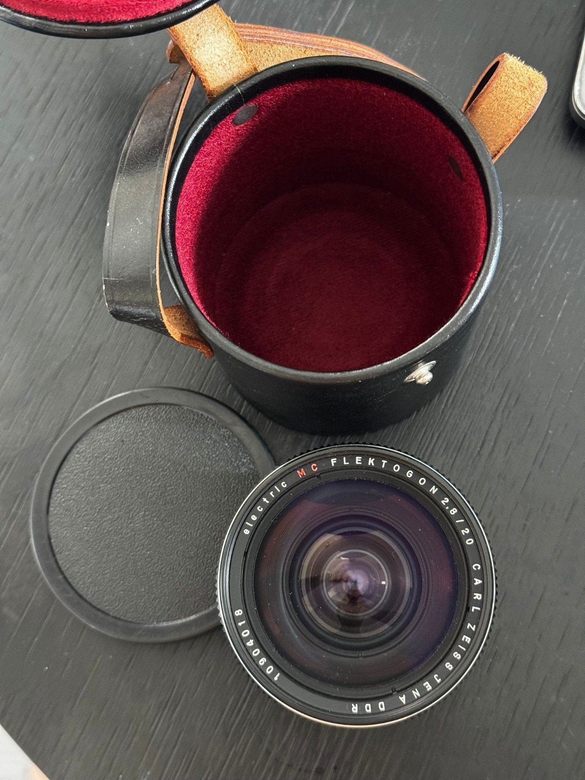 Carl Zeiss Jena Flektogon 2.8/20 M42 met koker, M42, Gebruikt, Zeiss, Multi-coated