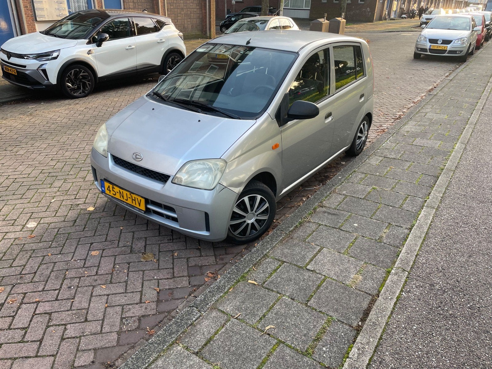 Daihatsu Cuore – Lage km-stand! Nieuwe APK + groot onderhoud, Stof, 600 kg, Zwart, Cuore