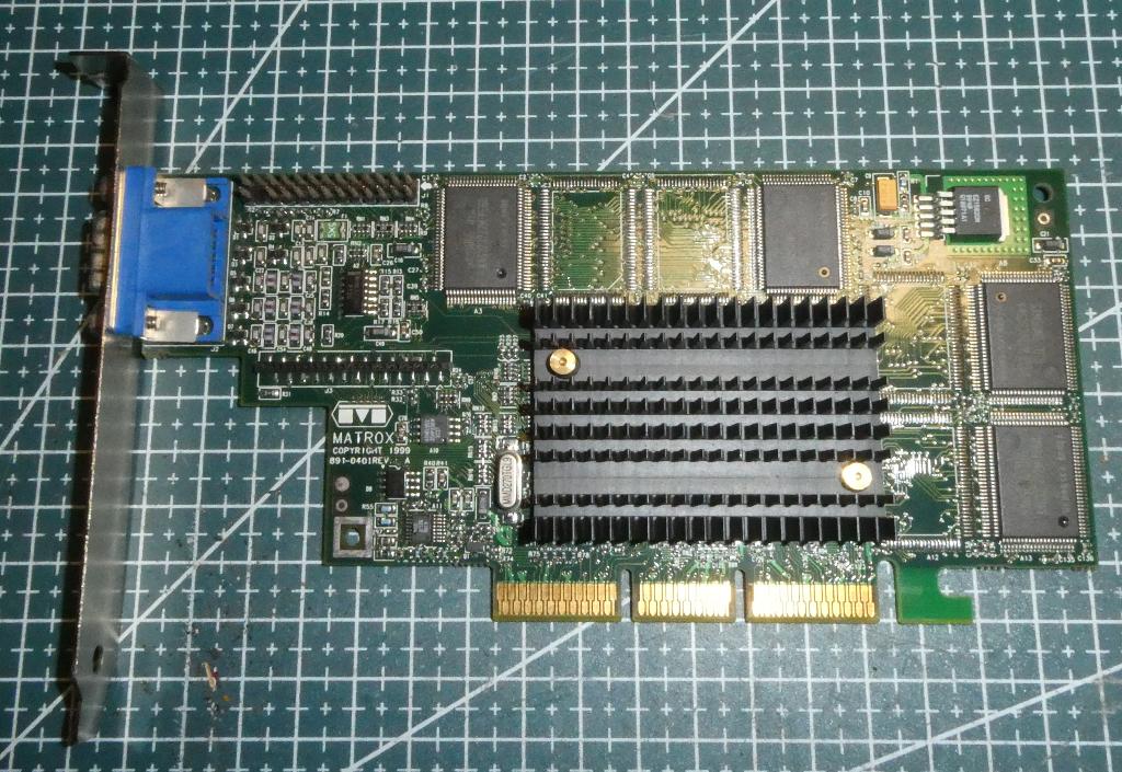 Matrox Millenium G400 Videokaart 16Mb AGP, Computers en Software, Videokaarten, Gebruikt, Overige soorten, VGA, Ophalen of Verzenden