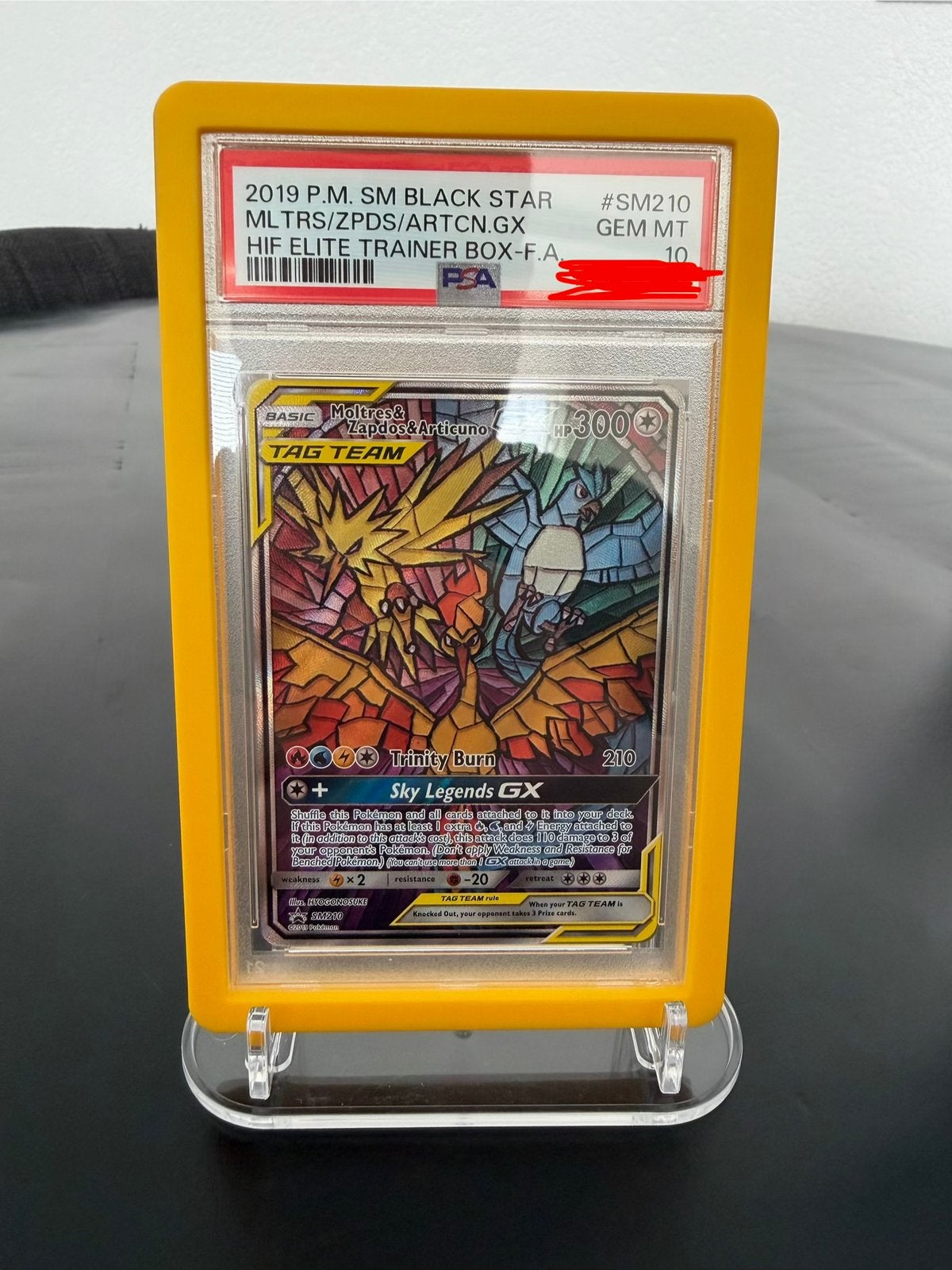 Zapdos/ Moltres/ Articuno tag team promo PSA 10, Ophalen, Zo goed als nieuw