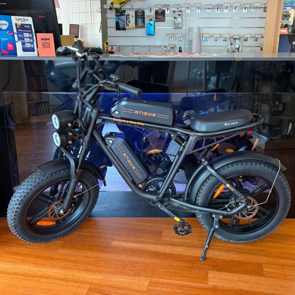 ENGWE IIM20 Elektrische FatBike Dubbele Accu Compleet ZGAN, Zo goed als nieuw, 51 tot 55 cm, 50 km per accu of meer, Ophalen