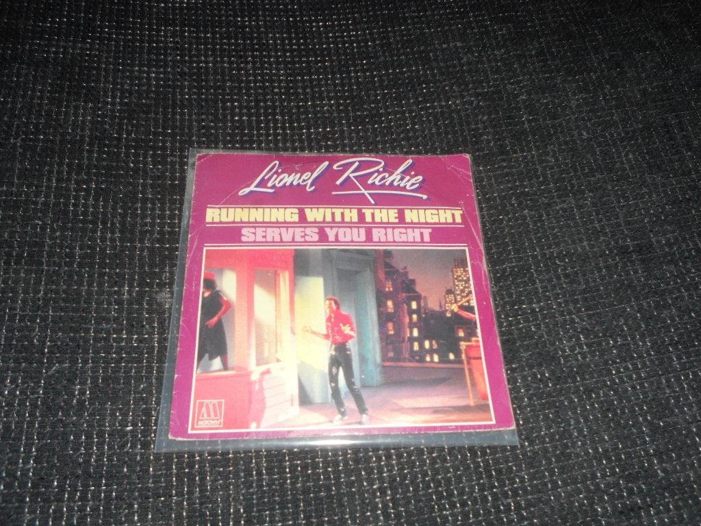 running with the night - lionel richie, Gebruikt, 7 inch, Ophalen of Verzenden, Pop