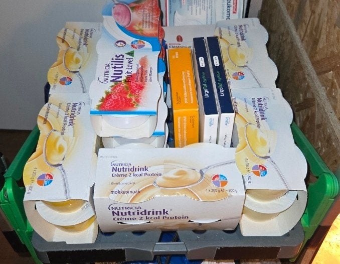 proteine shake drink, Ophalen