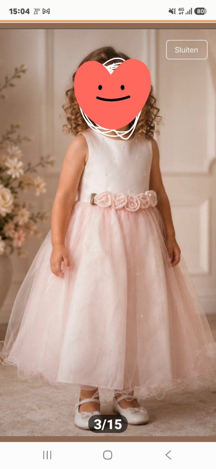 Prachtige Roze Prinsessenjurk voor Meisjes, Kinderen en Baby's, Ophalen of Verzenden