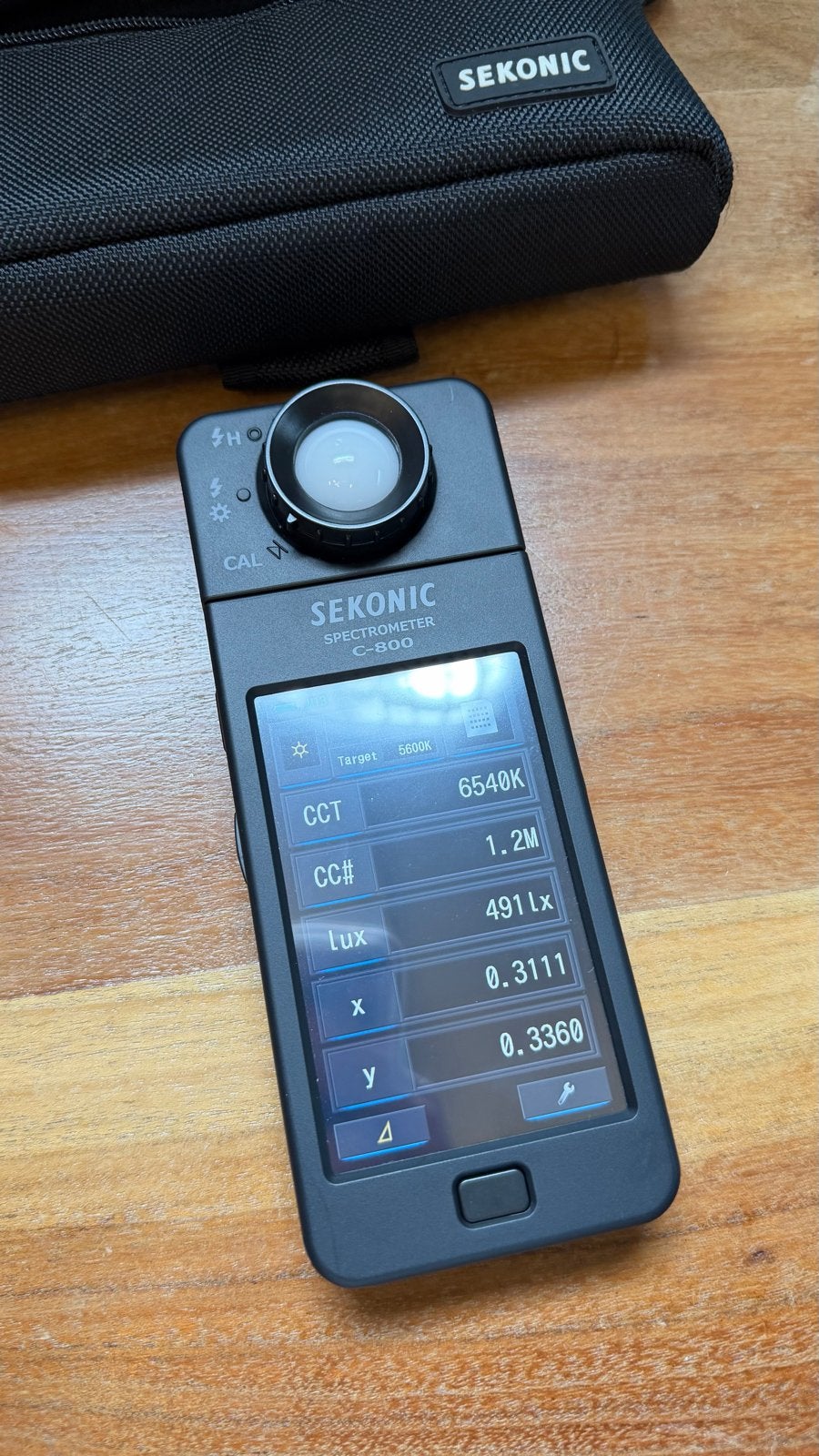 Sekonic Spectrometer C-800 - Professionele Lichtmeter, Sekonic, Lichtmeter, Ophalen of Verzenden, Zo goed als nieuw