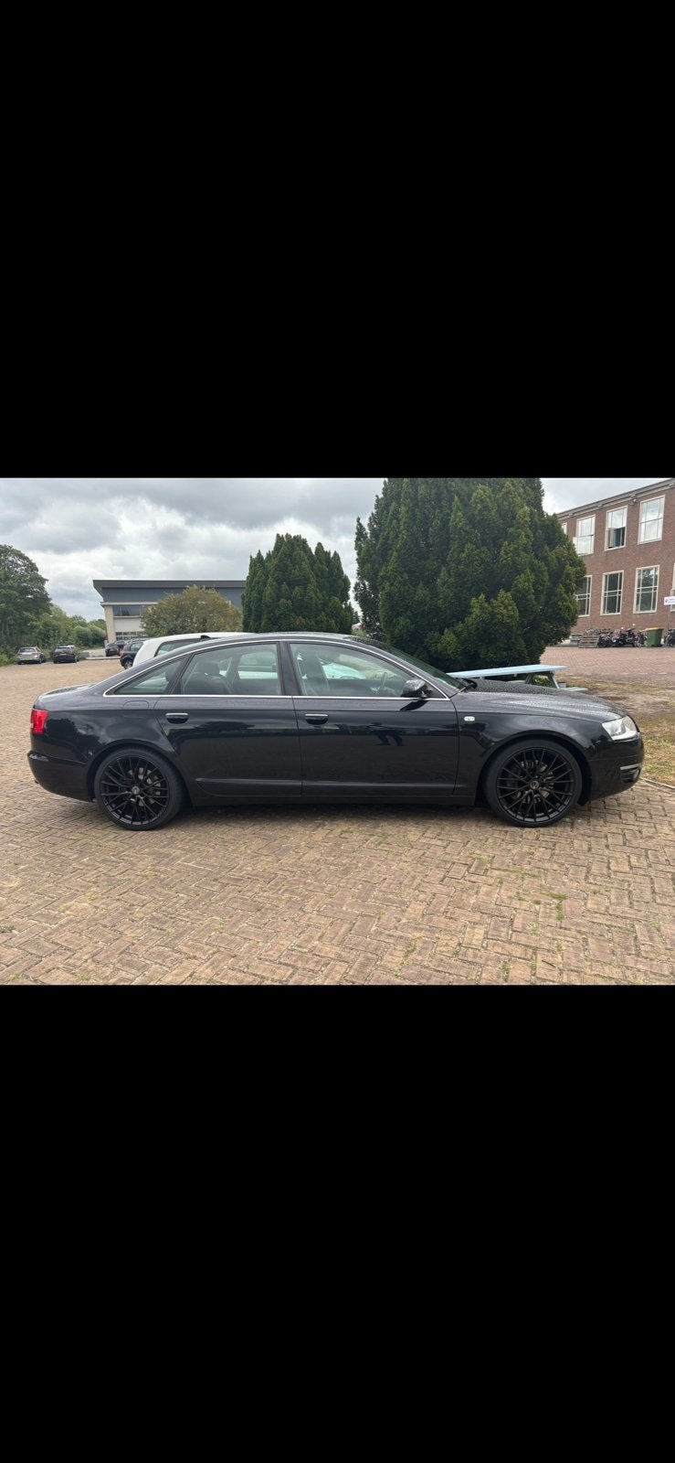 Audi A6 3.2 FSI 188KW Quattro Tiptr. 2005 Zwart, Auto-onderdelen, Carrosserie en Plaatwerk, Ophalen, Voor, Audi, Bumper