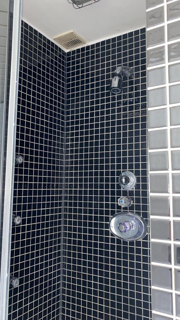 DOUCHE MET ZIJSTRALERS, Doe-het-zelf en Verbouw, Sanitair, Ophalen of Verzenden, Gebruikt, Douche