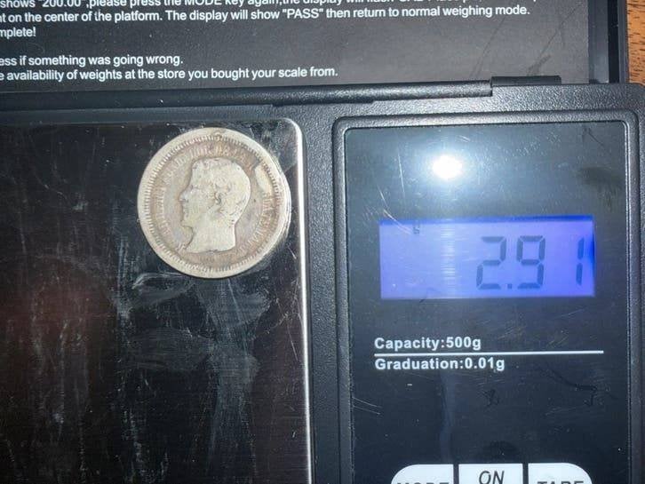 Munt Guatemala 1 Real 1869 zilver Rafael Carrera, Ophalen of Verzenden, Midden-Amerika, Losse munt, Zilver