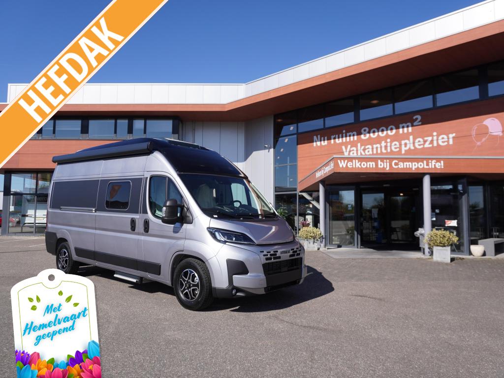 Hymer Yellowstone 601 AUTOM HEAVY CHASSIS, Automaat, Luifel, Buscamper of Camperbus, Fiat