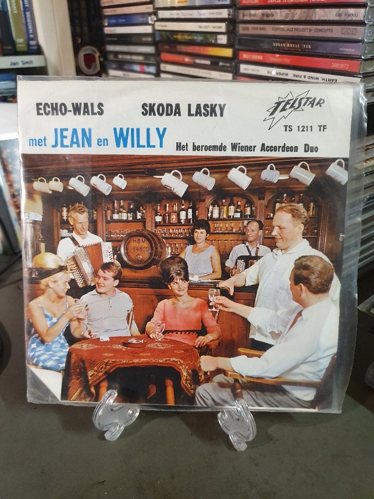Jean En Willy - Echo-Wals / Skoda Lasky (7", Single), Ophalen, Gebruikt, Overige formaten, Levenslied of Smartlap