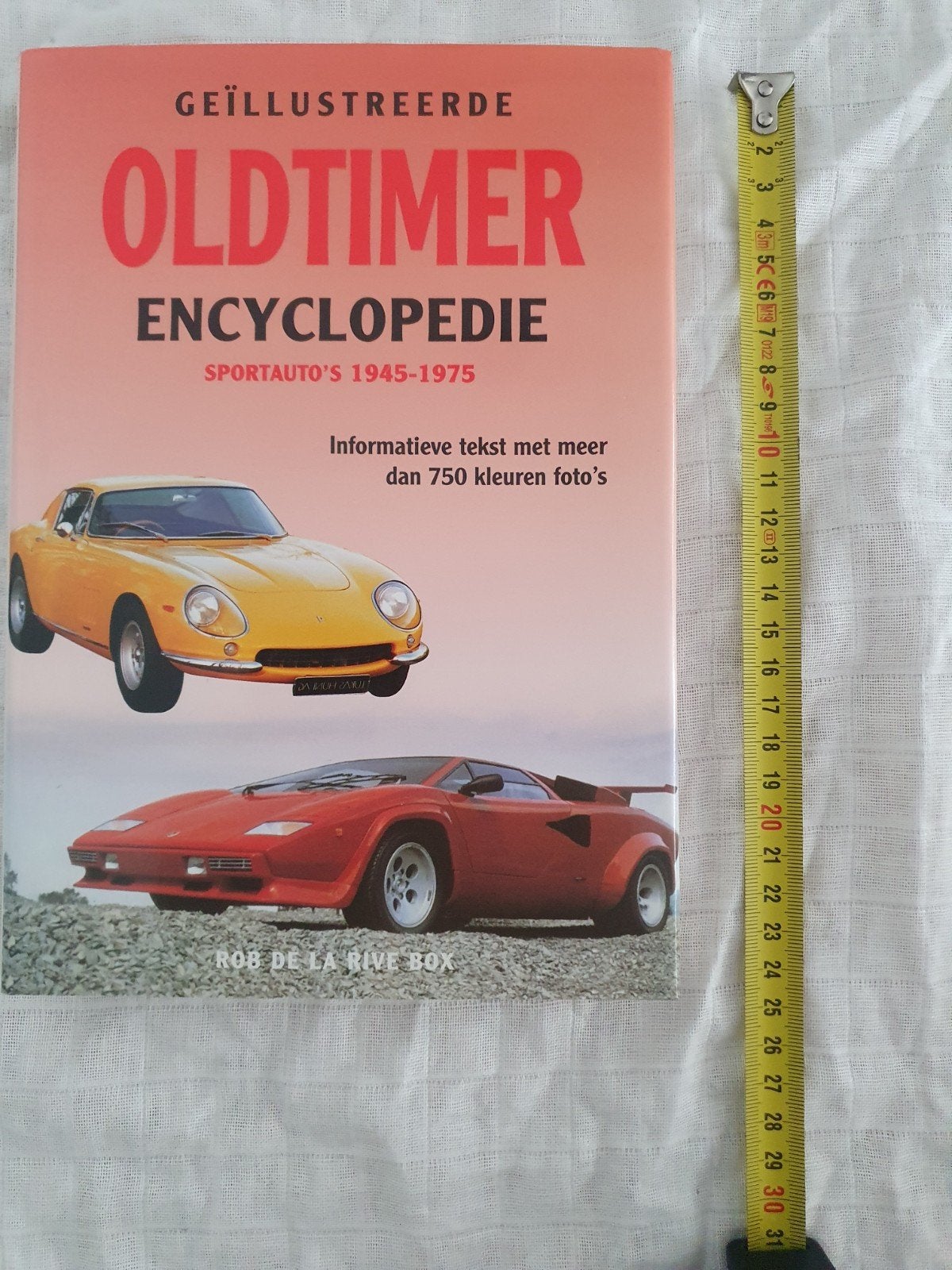 Geïllustreerde Oldtimer Encyclopedie Sportauto's 1945-1975, Boeken, Ophalen of Verzenden, Zo goed als nieuw, Algemeen, Rob de la Rive Box