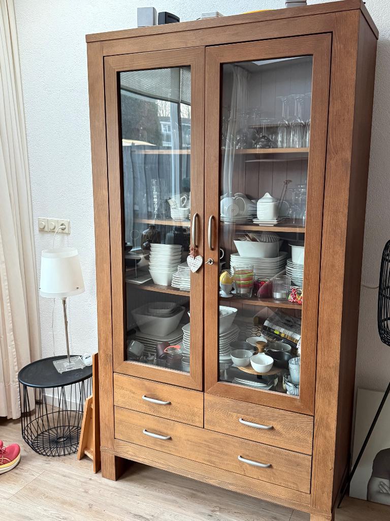 Servieskast, Huis en Inrichting, Kasten | Vitrinekasten, Ophalen, Gebruikt, 100 tot 150 cm, 150 tot 200 cm