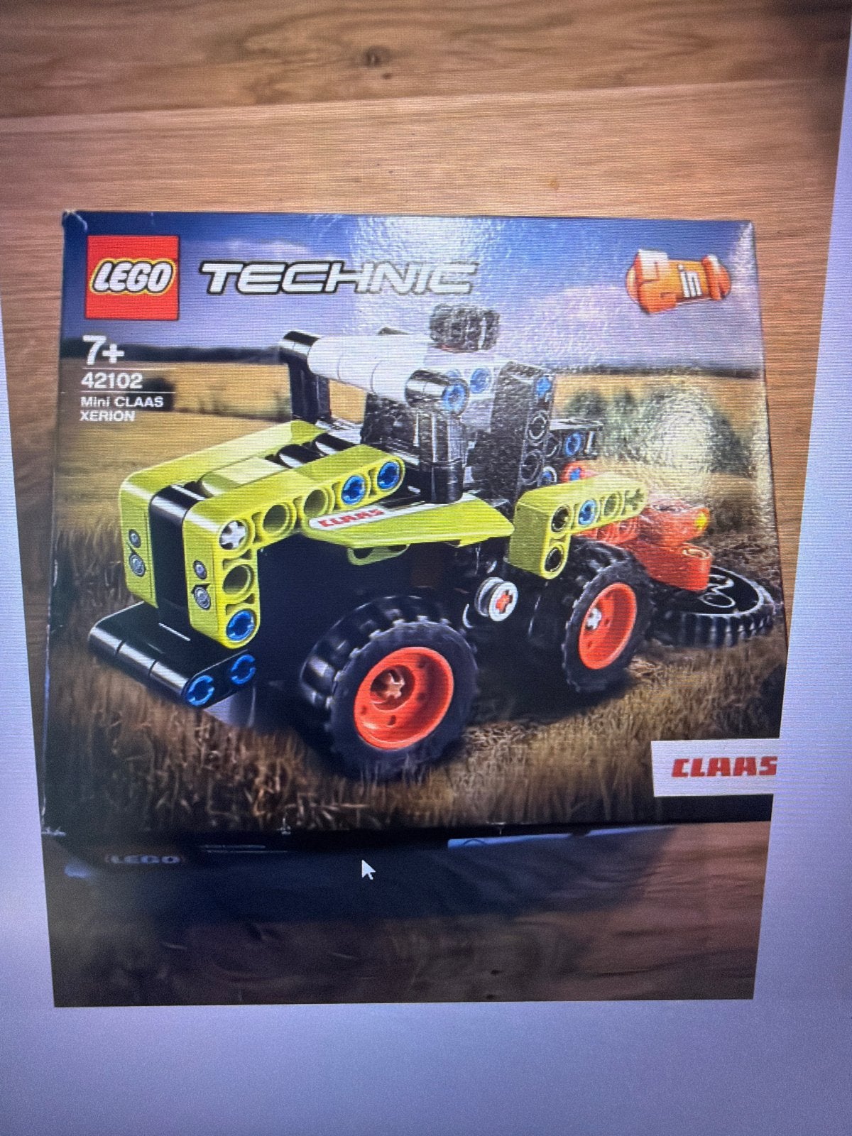 LEGO Technic 42102 Mini Claas Xerion - Zo goed als nieuw, Ophalen of Verzenden, Zo goed als nieuw, Overige merken
