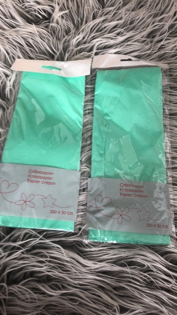 Crepepapier, Ophalen of Verzenden, Zo goed als nieuw