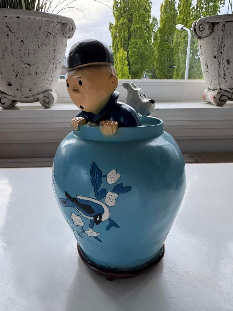 Kuifje pot te koop!, Verzamelen, Beelden en Beeldjes, Ophalen of Verzenden, Zo goed als nieuw