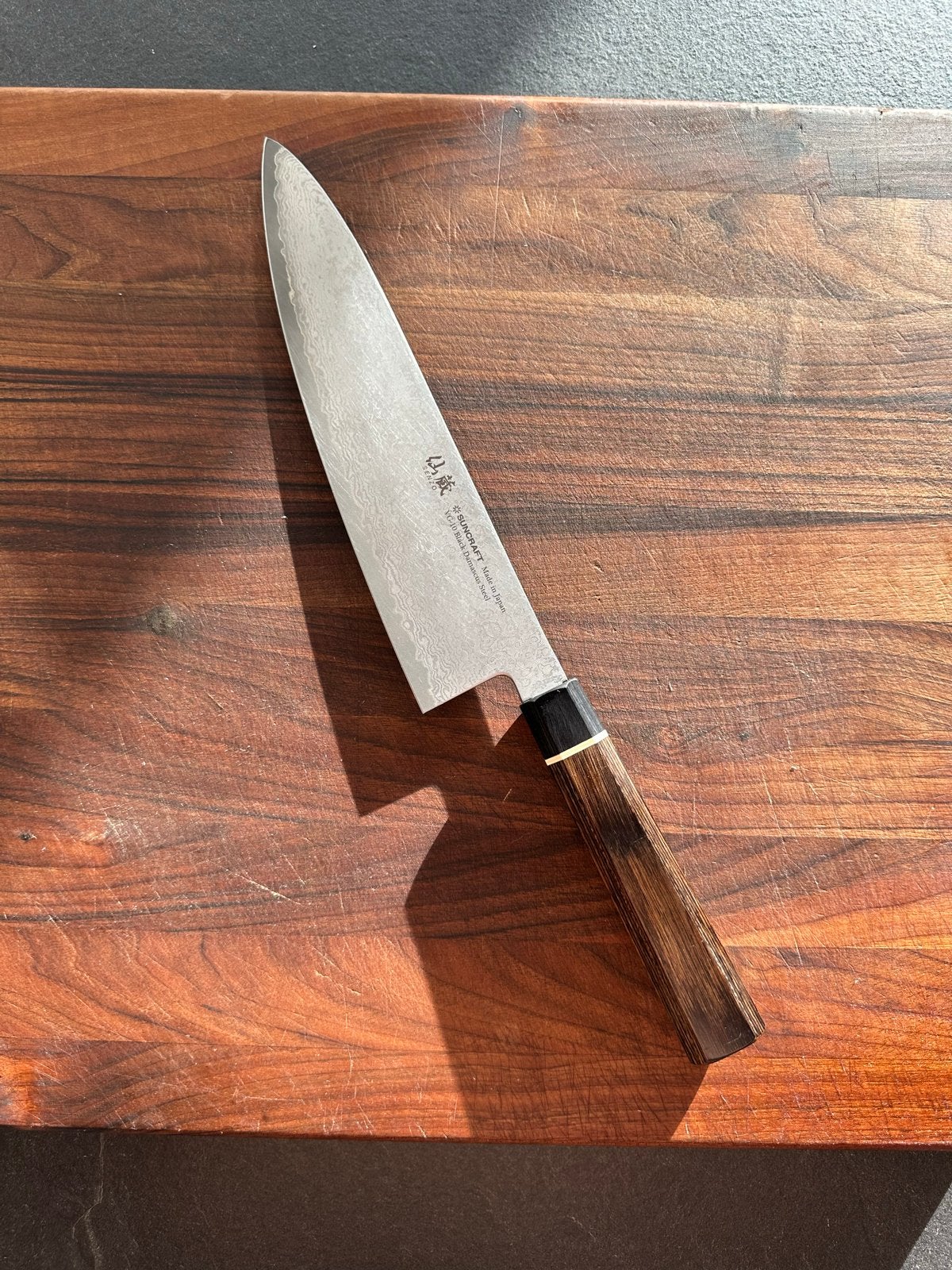 Suncraft Senzo Black Gyuto koksmes BD-05, Overige typen, Ophalen of Verzenden, Metaal, Overige merken