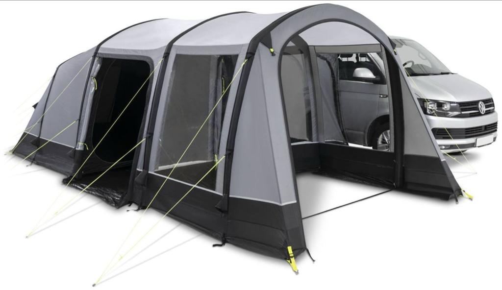 Kampa Touring AIR TC RH 4-pers Tent (Polycotton), Caravans en Kamperen, Ophalen, Zo goed als nieuw