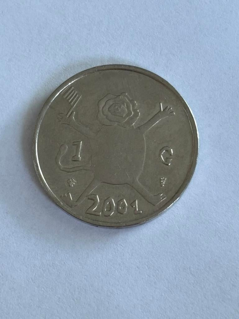 Loekie 1 gulden munt 2001, Ophalen of Verzenden, 1 gulden