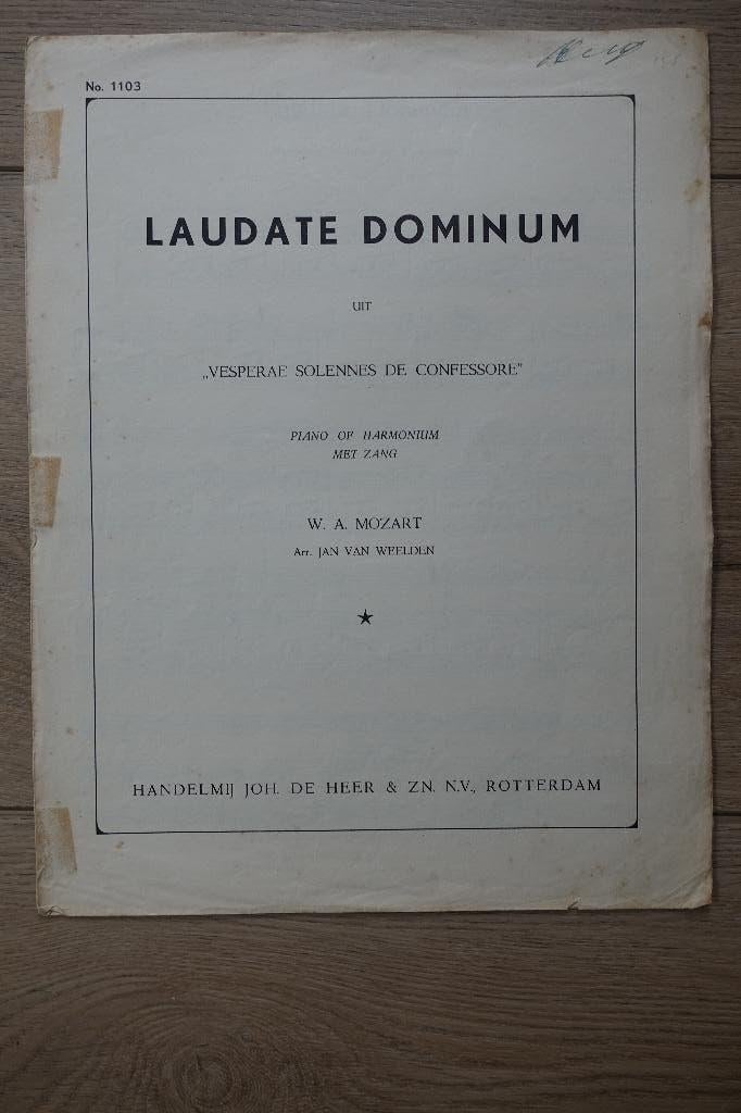 Laudate Dominum, Muziek en Instrumenten, Gebruikt, Ophalen of Verzenden, Religie en Gospel, Artiest of Componist