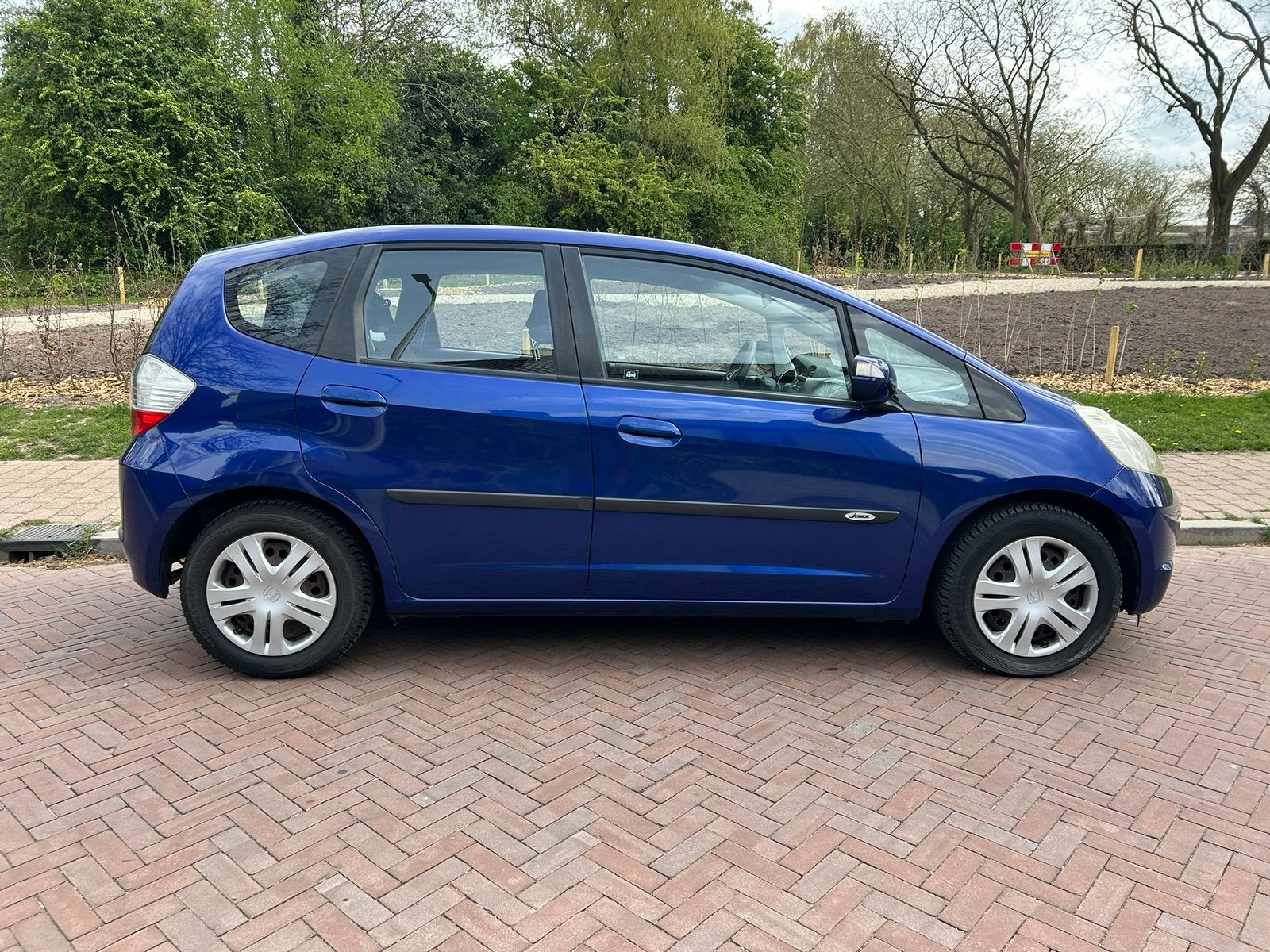 Honda Jazz 1.4 2009 Blauw, airco, Voorwielaandrijving, 1046 kg, 450 kg, 40 €/maand